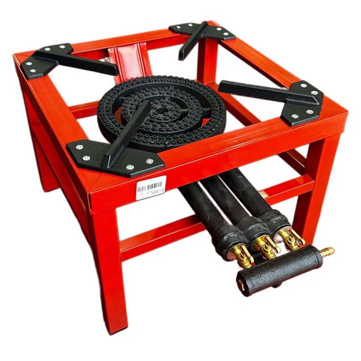 Arzator Pirostrie DRK, Model SGB-16, cu 3 focuri 40cm X 40cm