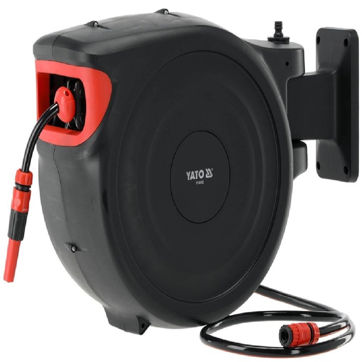 Автоматичен прибиращ се маркуч за вода 1/2"x40м, монтаж на стена