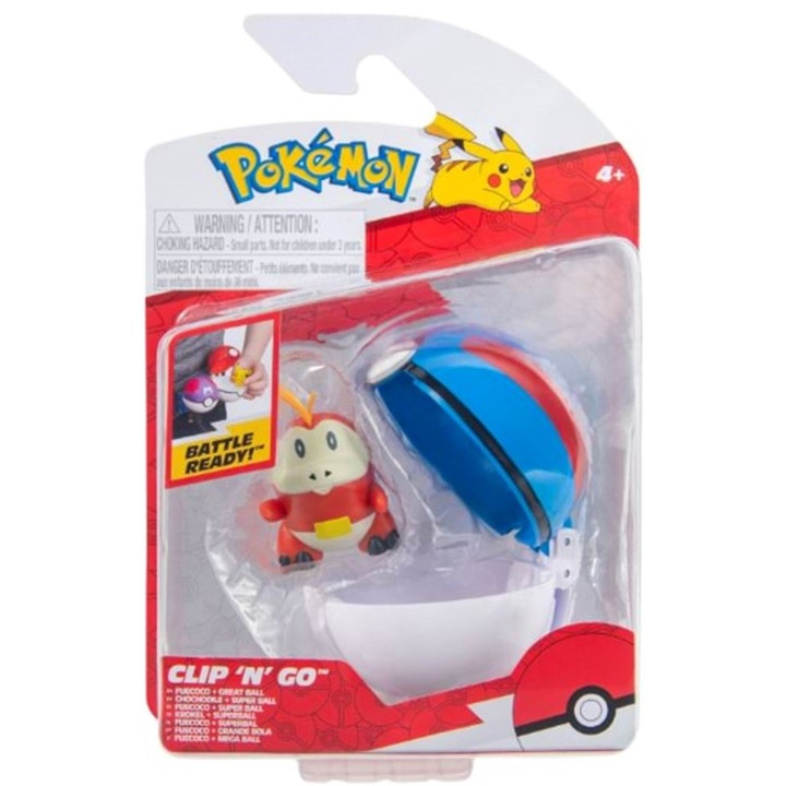 Figurina Pokémon Pokemon Clip N Go Fuecoco With Great Ball (pkw4156)