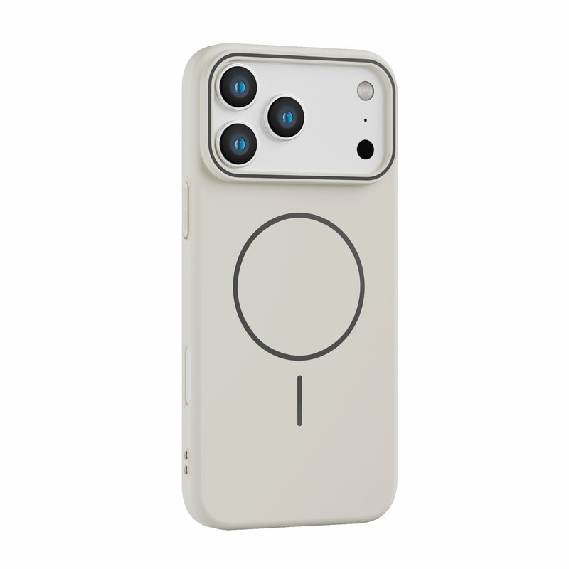 Husa pentru Apple iPhone 17 Pro cu MagSafe, Protectie Totala Anti-Soc din PC, LIXR-03EN®, Alb Montan