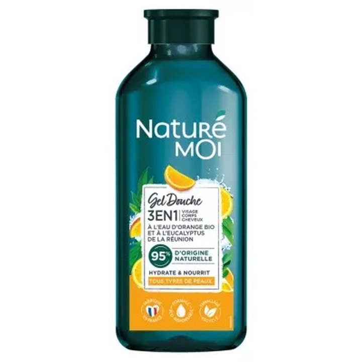 3in1 Tusfürdő Nature Moi bio narancsvízzel és eukaliptusszal 250 ml