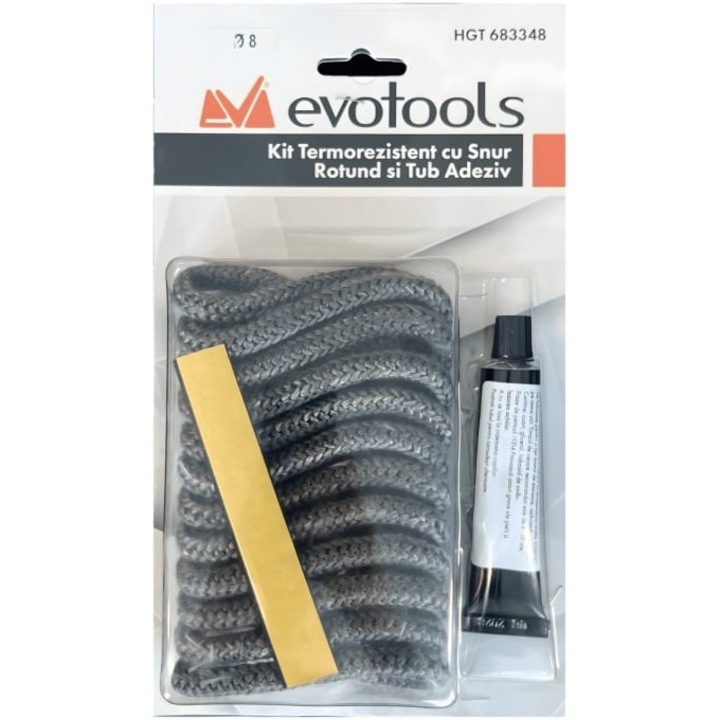 Kit Termorezistent cu Snur Rotund si Tub Adeziv EvoTools