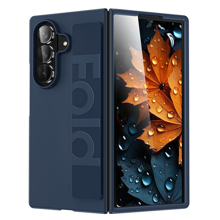 Силиконов калъф Samsung за Samsung Galaxy Z Fold7, тъмносин