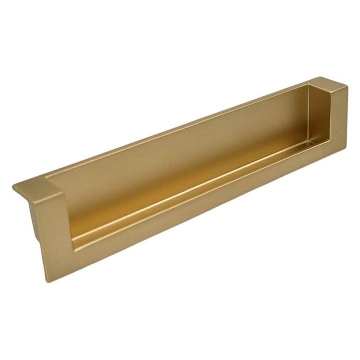 Вградена мебелна дръжка CADIZ 96 мм, златиста