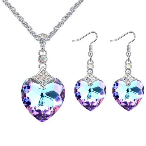 Set bijuterii Purple Reinbow