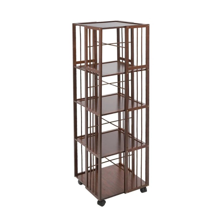 Raft de carti, mobila cu 5 niveluri si sertare, pentru cafea