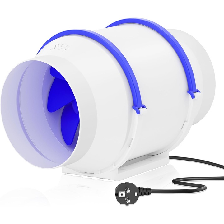 Ventilator de evacuare reglabil de 150 mm, 535 m3/h, alimentare 220V