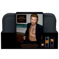 Set David Beckham Bold Instinct: Apa de Toaleta 50 ml + Gel de dus 150 ml + Deo 150 ml + Trusa Cosmetica )