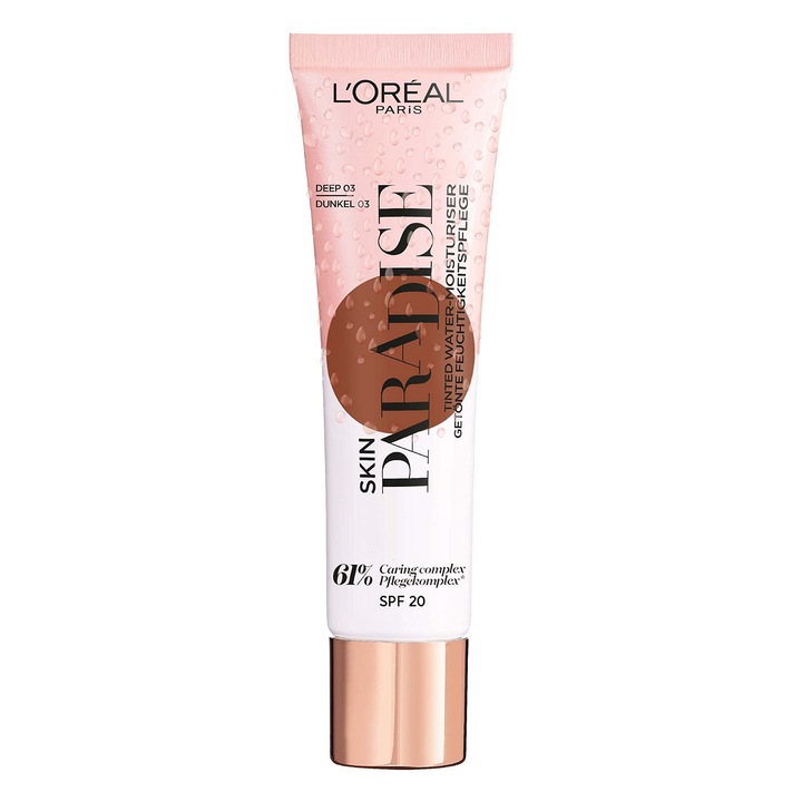 Crema pigmentata L'Oreal Skin Paradise, 03 Deep, 40 ml