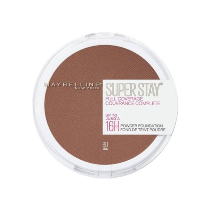 Fond de ten pudra, Maybelline Super Stay, Full Coverage, 16h, 80 Java, 9g