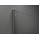Mexen Kioto walk-in zuhanyfal 160 x 200 cm, fekete 8 mm, gun metal - 800-160-101-95-70