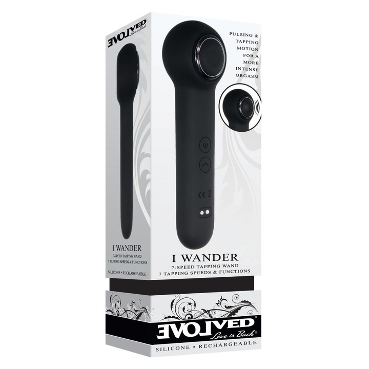 Вибратор LoveCherry I Wander, 7 функции, премиум дизайн, 19,7x5,2x4см, водоустойчив