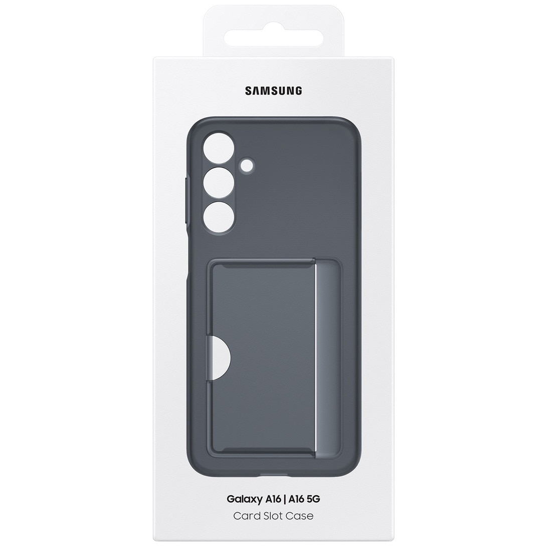 Husa de protectie Samsung Card Slot Case pentru Galaxy A16 5G, Black