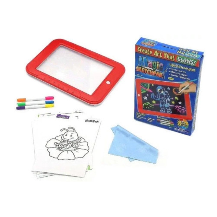 LED tábla, ADAR mágneses 27,5x20,5x4cm