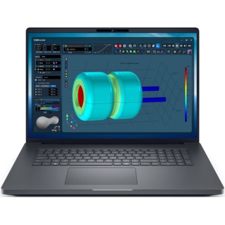 DELL Pro Max 18 Plus MB18250 Intel Core Ultra 7 265HX Mobile workstation 45.7 cm 18 Quad HD 32 GB DDR5-SDRAM 1 TB SSD NVIDIA RTX PRO 3000 Blackwell Wi-Fi 7