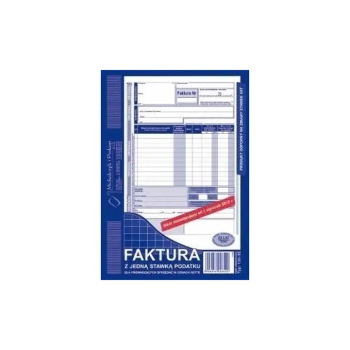 A5 számlatömb, Michalczyk i Prokop, 80 oldal, önátírós, 130-3E