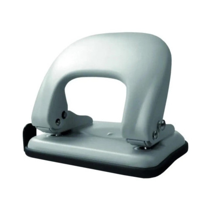 Perforator metalic Tetis, 25 foi, argintiu