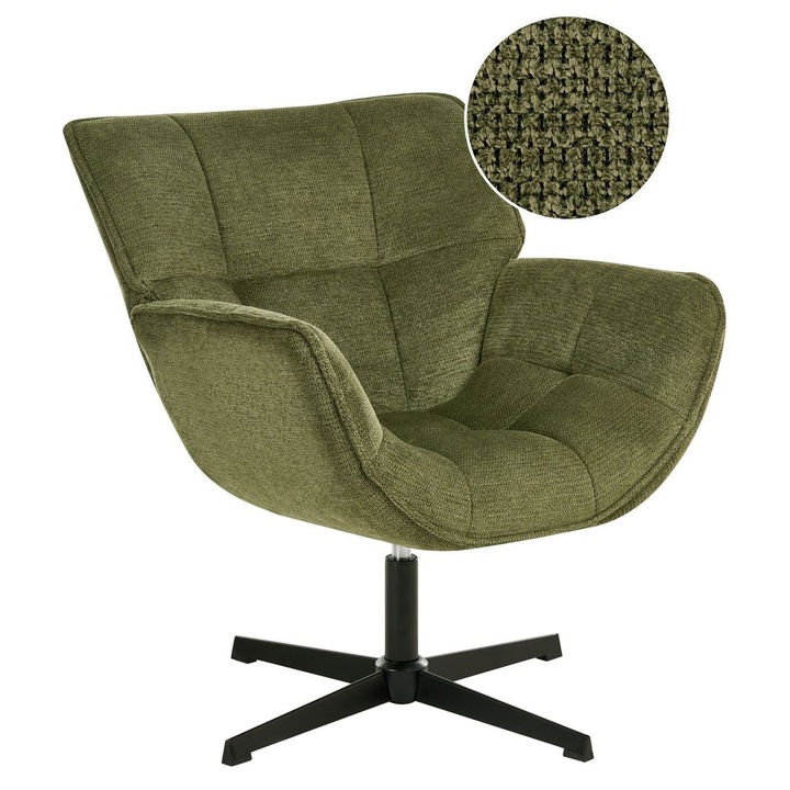 Forgófotel Auma Zöld