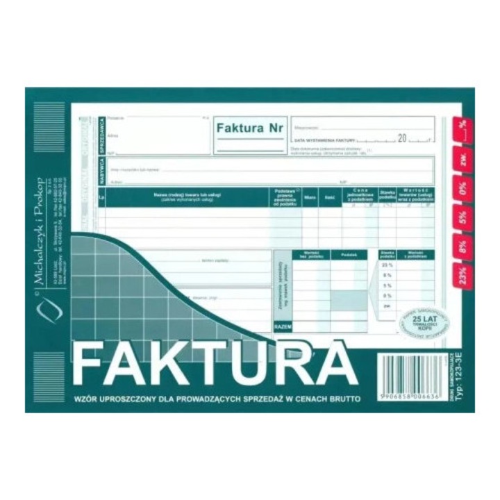 Faktura, MICHALCZYK I PROKOP