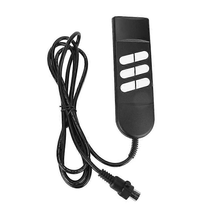 Comutator pentru canapea electrica, 5 pini, negru, dimensiuni 171.5x5.5x2.35cm