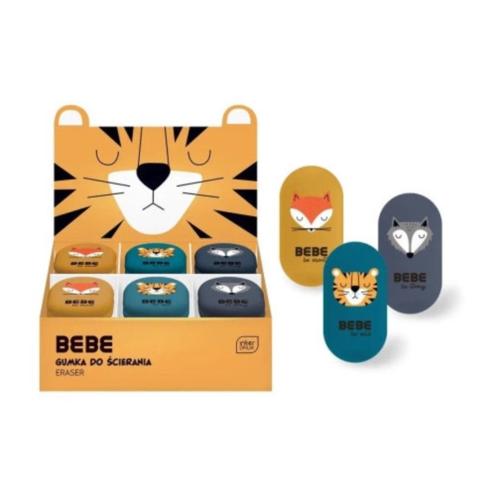 Set 18 radere BB Friends, INTERDRUK, panda, pisica, ursulet