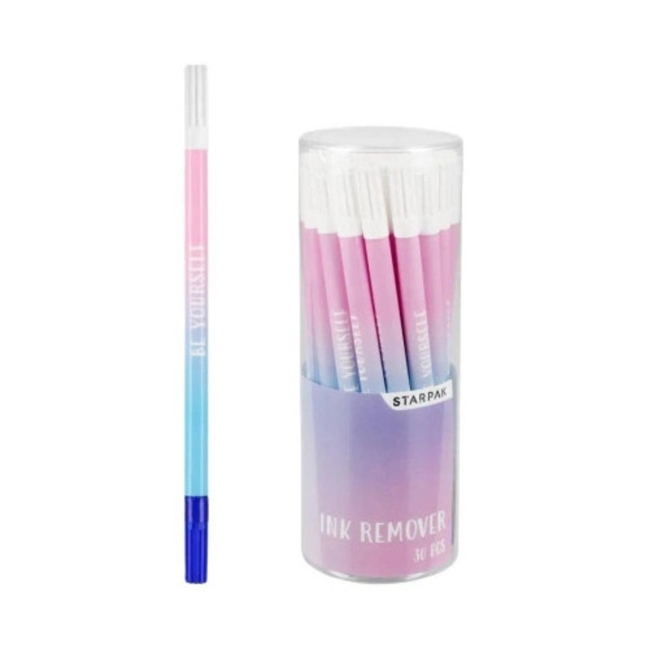 Set corectoare STARPAK Ombrel, 30 bucati, alb-albastru, pentru copii 3+