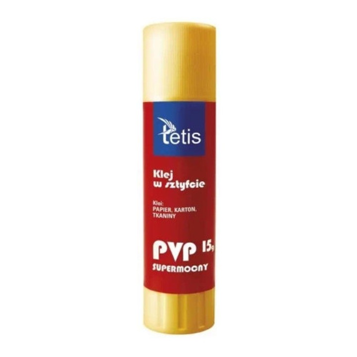 Tetis ragasztó, PVP stiftes ragasztó, 15g, 20 darabos szett