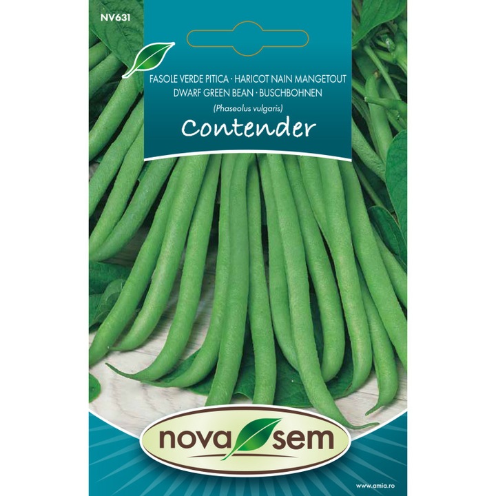 Seminte de fasole verde pastai Contender 7 grame