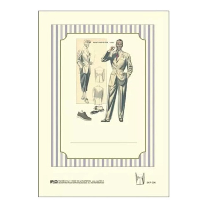 Rossi dekoratív matricaszett, 6 darab, többszínű