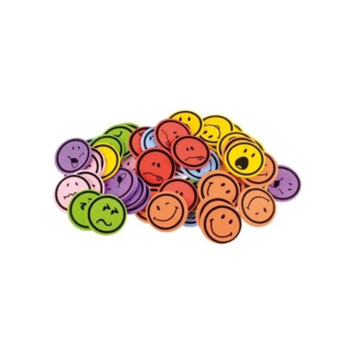 Set stickere decorative Brewis, usmiechy, 50 bucati