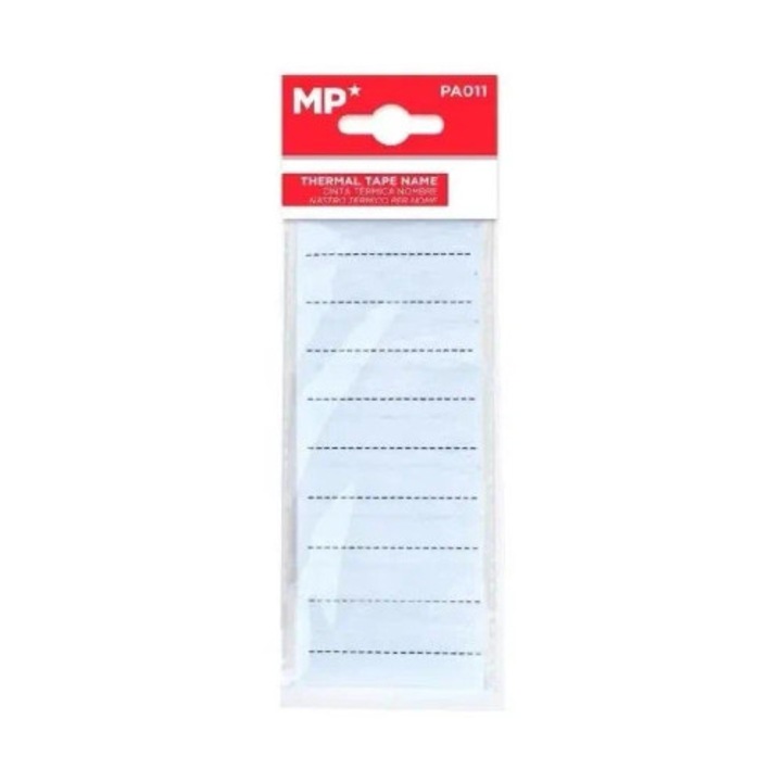 Hőre ragasztható címke ruhák címkézéséhez, MP Main Paper