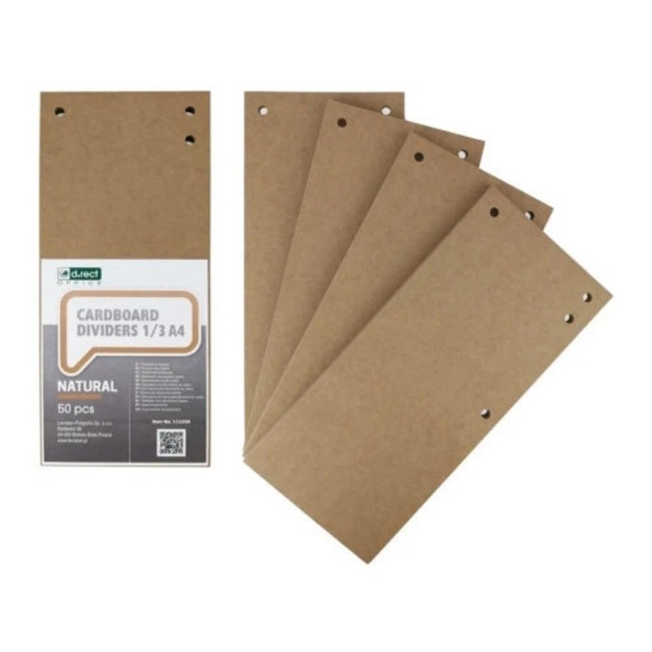 Prajini de carton A4 1/3 Craft set 50 buc, 105x235mm