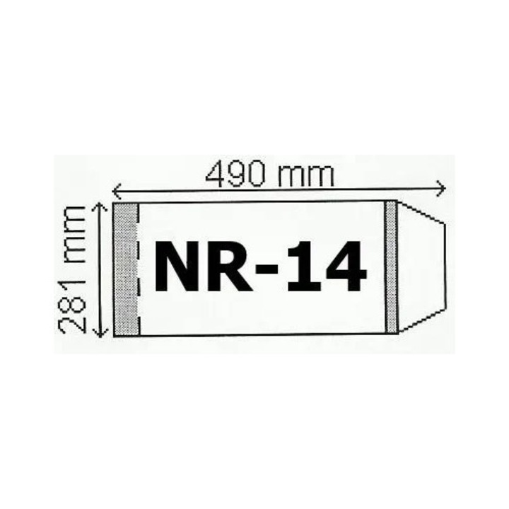 Set 50 Okladki A4 reglabile Narnia, multicolor