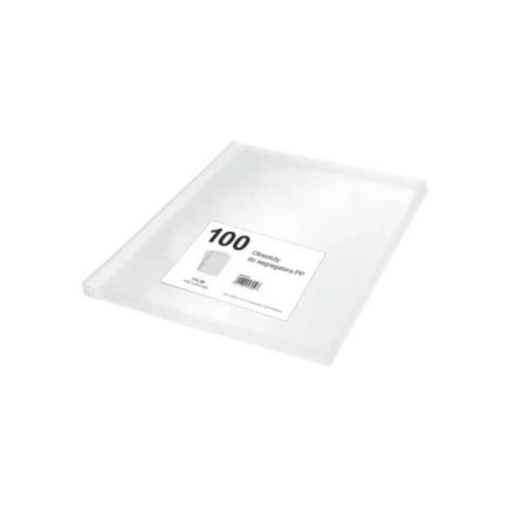 Coperti A5, HERLITZ, transparenta, set 100 bucati