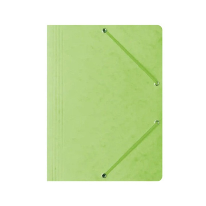 Dosar A4 Bantex, 3 compartimente, culoare verde deschis