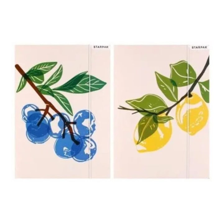 Mapa A4 STARPAK, set cu grafica Owoce, 0,06kg