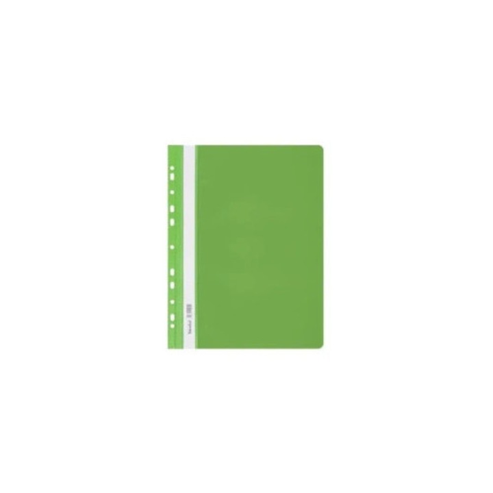 Dosar Biurfol PVC verde, set 10 buc, 16,5cm x 24cm