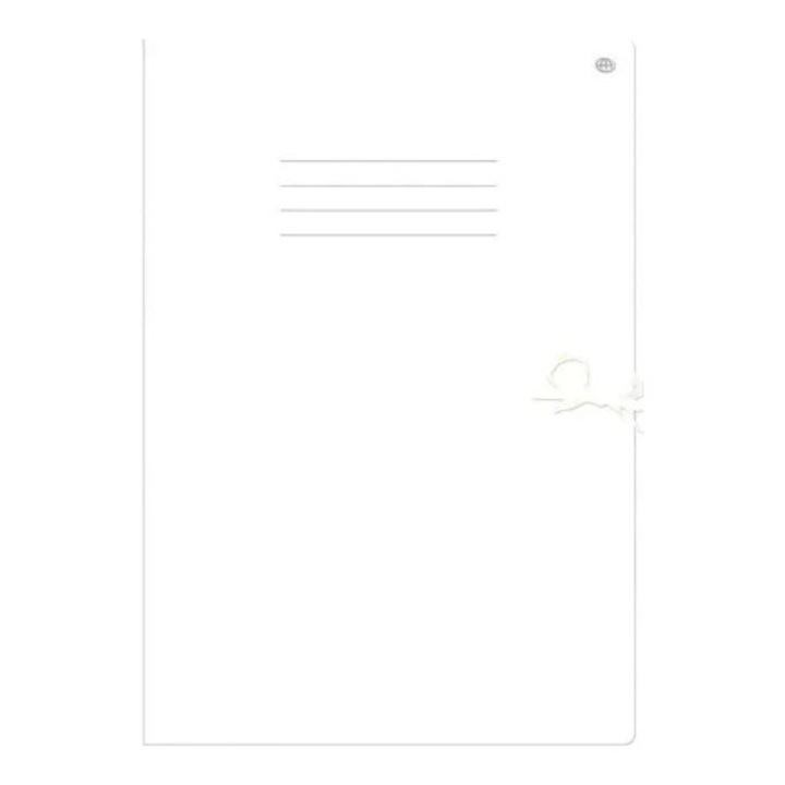 Set dosare A4, Interdruk, alb cu linii, 10 bucati