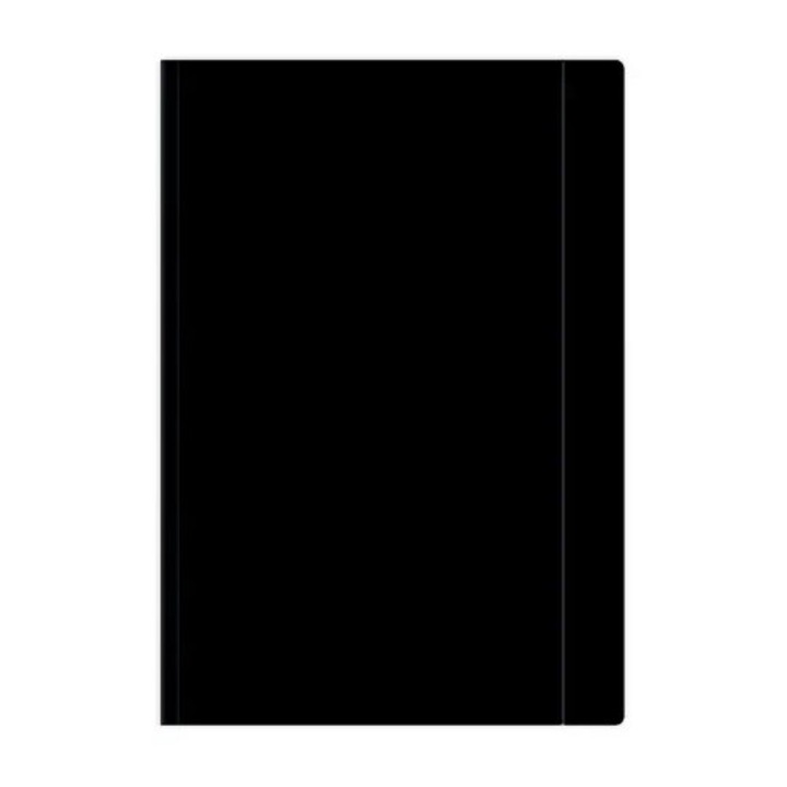 Dosar Interdruk A4+, negru, cu elastic