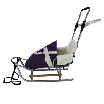 Sanie cu sac imblanit si maner reglabil - LILA Sanie cu sac imblanit si maner reglabil - LILA