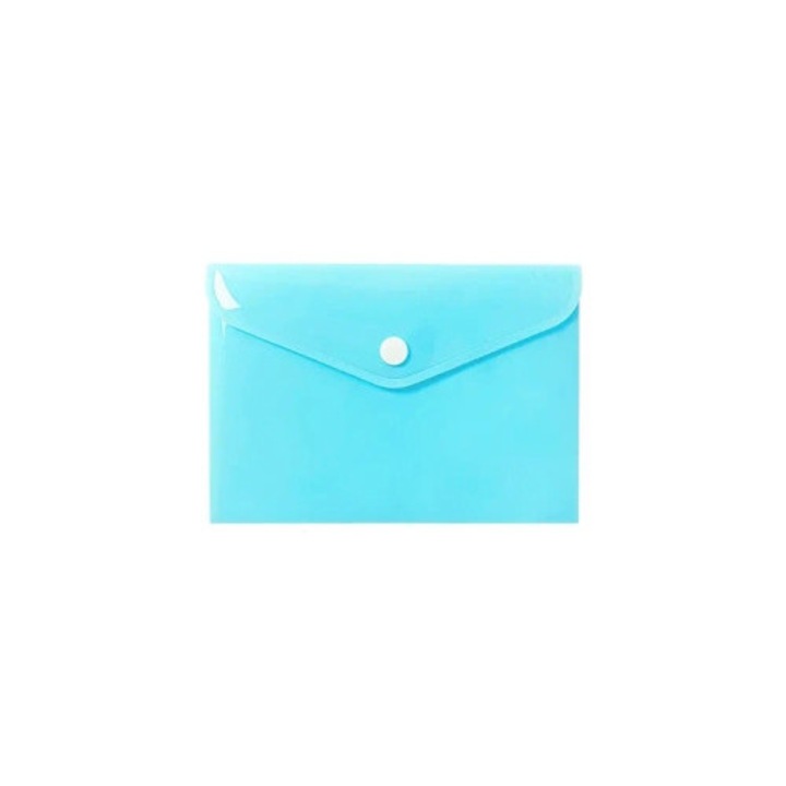 Dosar A6 Biurfol, albastru pastel, din folie PP
