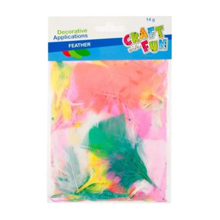 Set pene decorative 14g, Craft with Fun, Multicolor