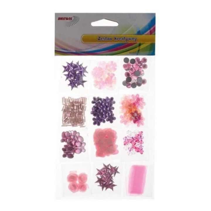 Set creativ Brewis roz, 2 caracteristici, 30x45cm