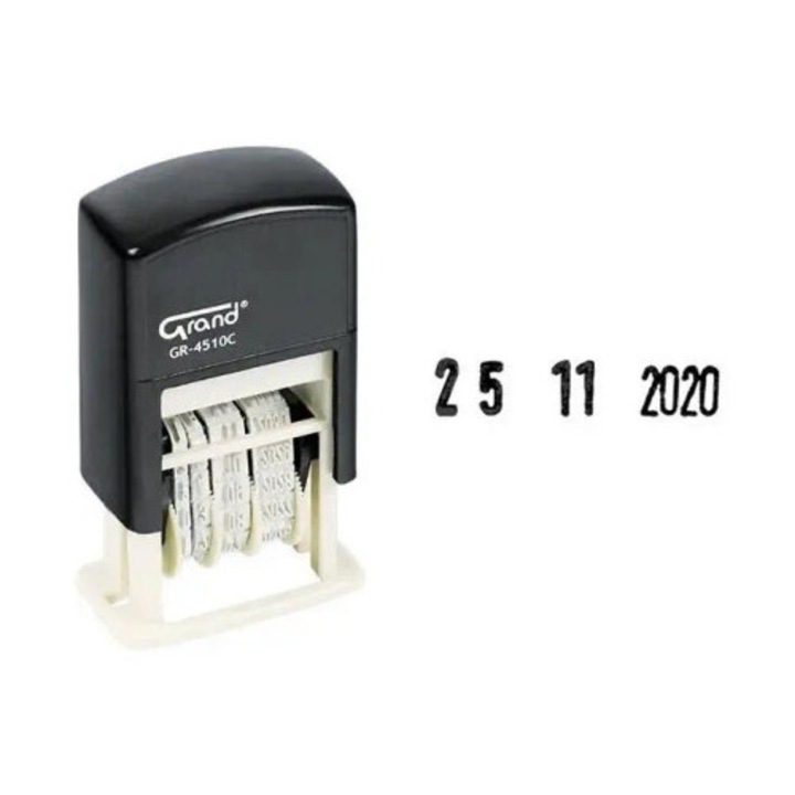 Stampila digitala Grand, 4 mm, plastic antiderapant