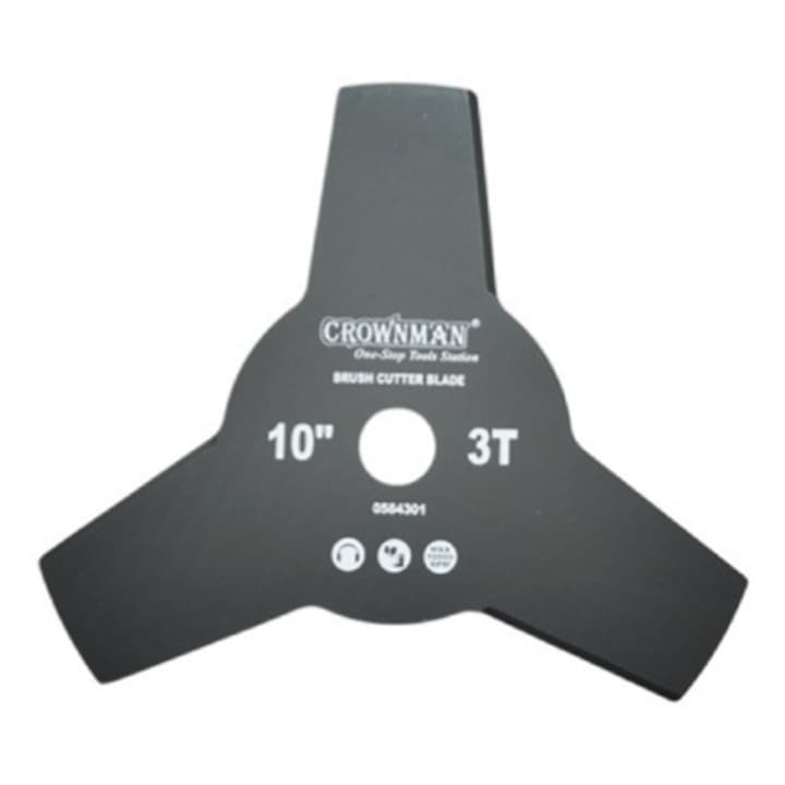 Disc motocoasa taiere 3 dinti 250mm otel carbon Crownman