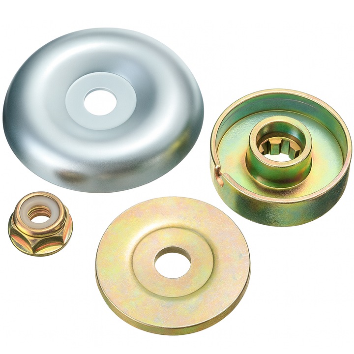 Set piulite motocoasa, oala, capace, reparatie cap rotativ / angrenaj unghiular motocoase