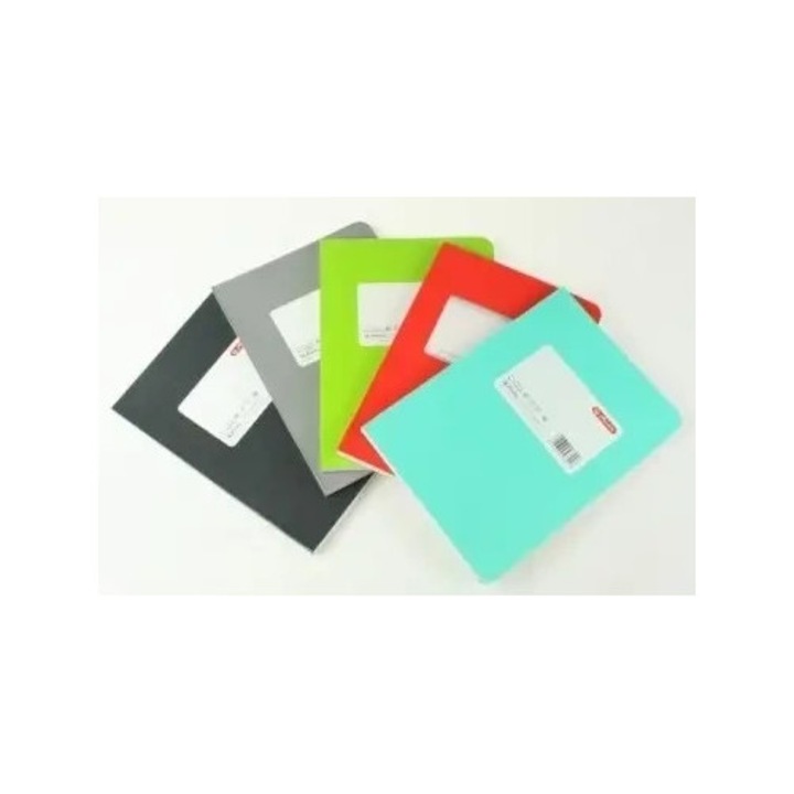 Caiete Brulion Herlitz A4, 96 pagini, mix culori, set 5 buc.