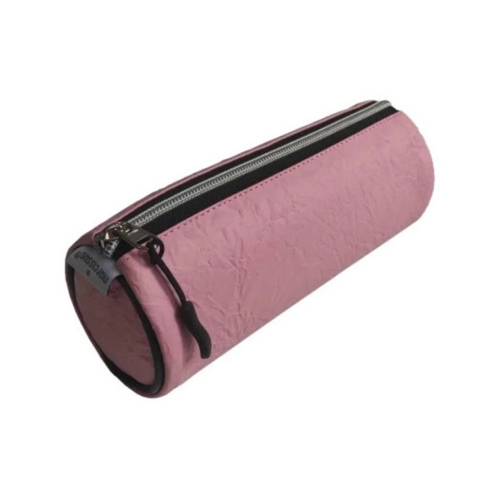 Kerek tolltartó, Narcissus, rózsaszín, 20x8cm