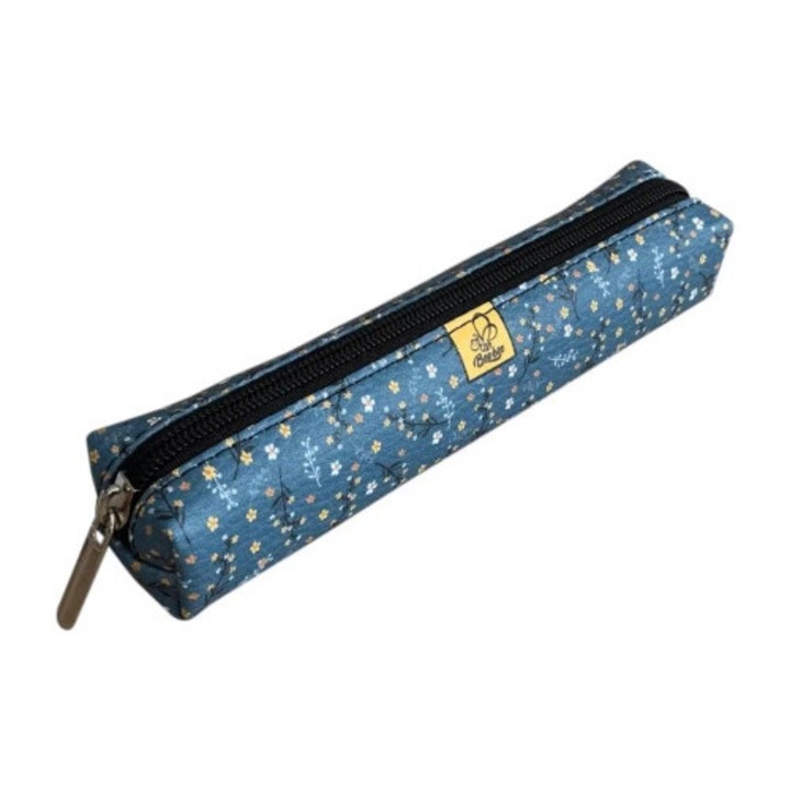 Etui mini EV-Corp, prost rectangular, colorat, 18x4x4cm, pentru 8 instrumente de scris