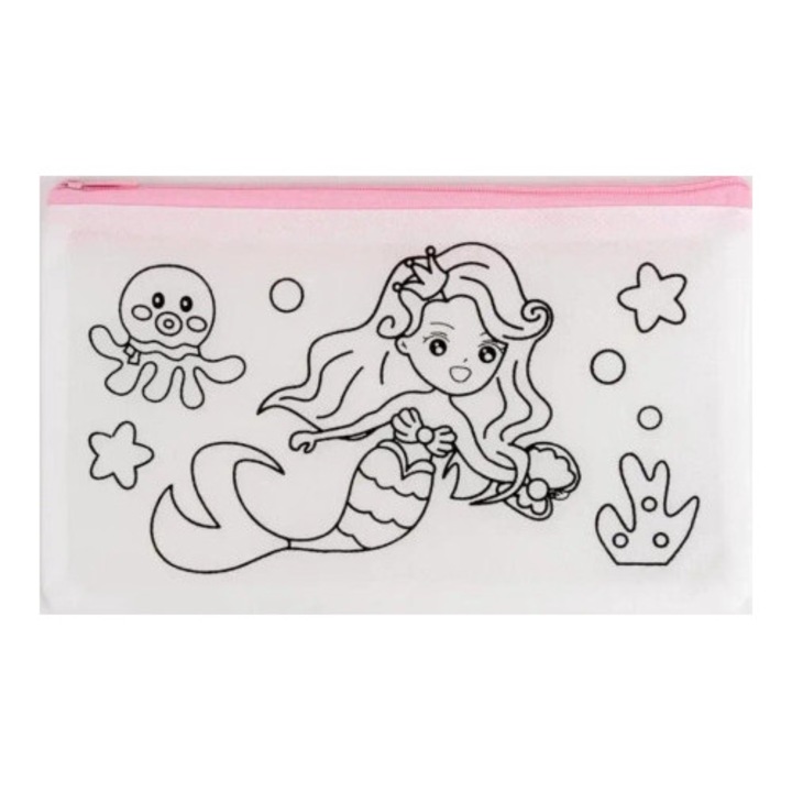 Fandy tolltartó, sellő modell, 21,5x13cm, cipzárral